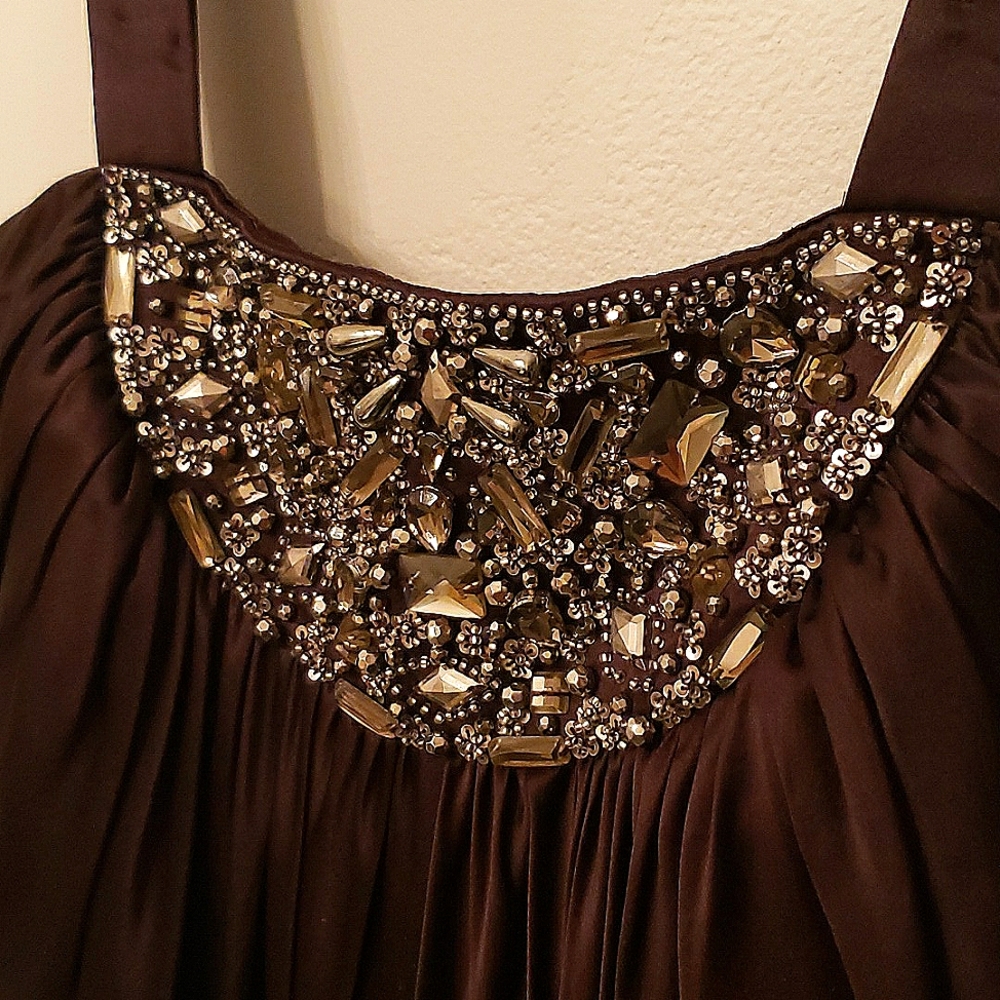 MARC BOUWER 100% silk gown